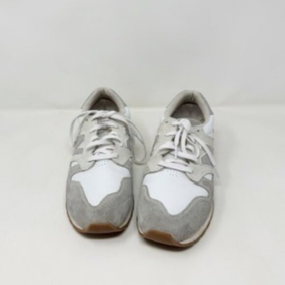 New Balance 520 Suede Gray Ivory Sneakers 9 - Picture 2 of 5